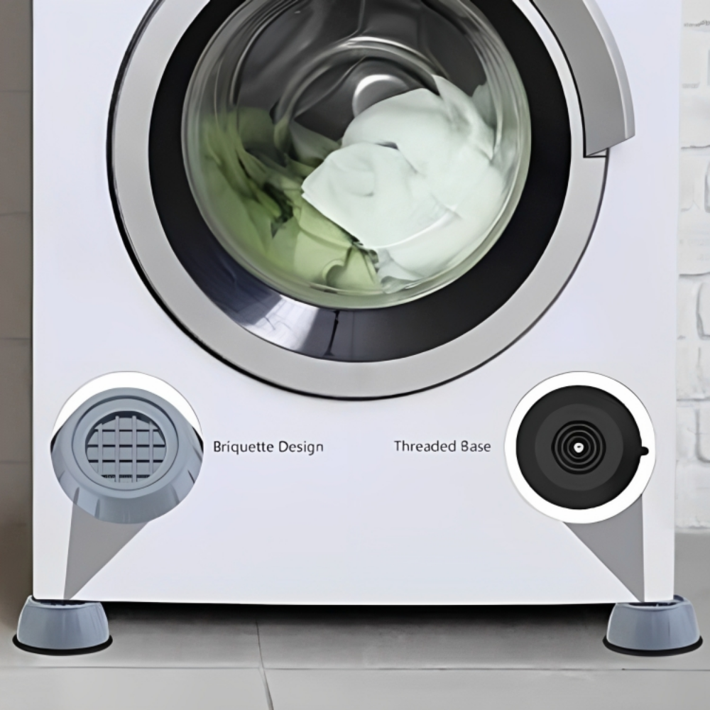Anti-Vibration Washing Machine Pads - Pack of 4 Pieces - Fab Alchemy
