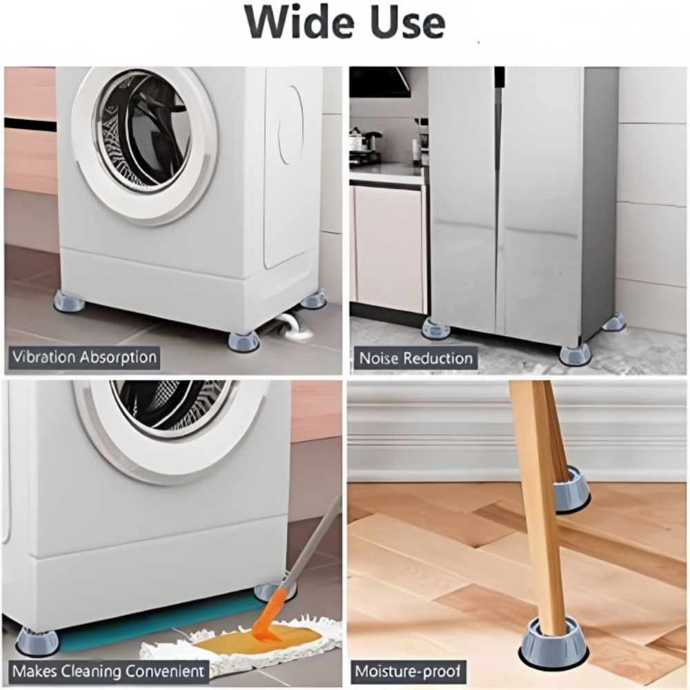 Anti-Vibration Washing Machine Pads - Pack of 4 Pieces - Fab Alchemy