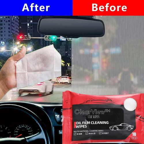 ClearView™ - Car Wipes (Pack Of 2)