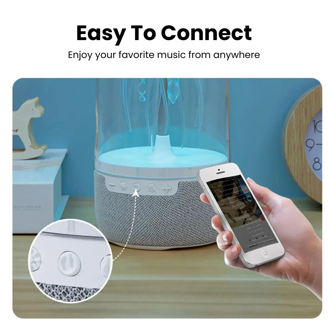 JellyGlow™ - Jellyfish Lamp & Bluetooth Speaker