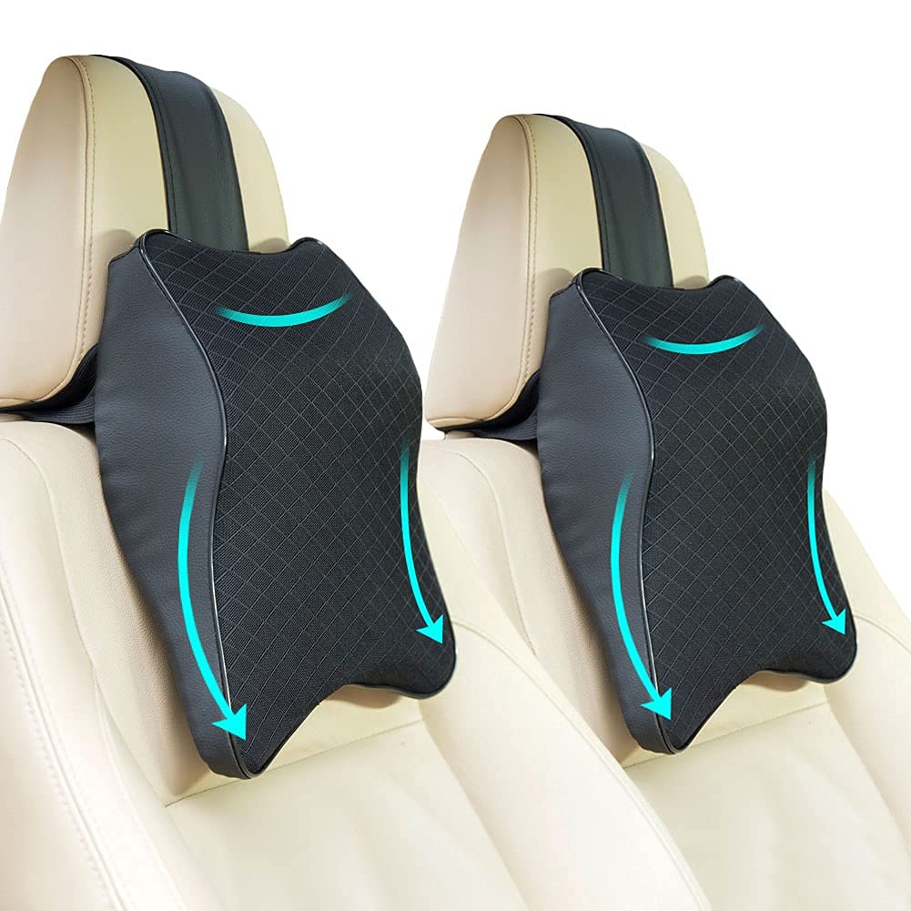 Memory Foam Car Headrest Pillow - Fab Alchemy