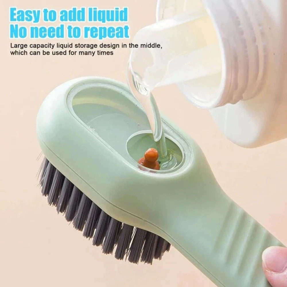 Multifunctional Scrubbing Brush With Soap Dispenser (Pack of 2) - Fab Alchemy