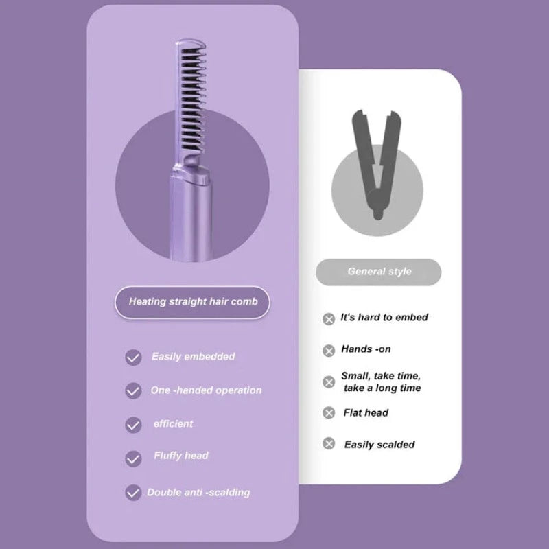 Portable Mini Hair Brush - Fab Alchemy