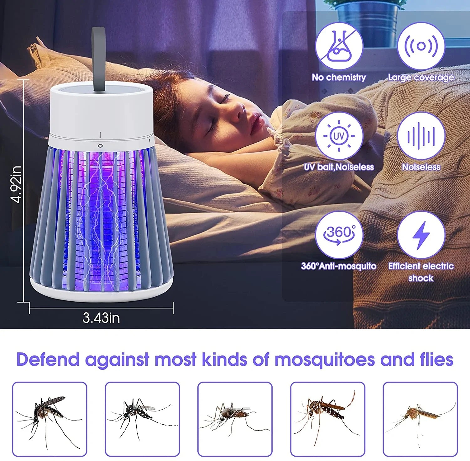 UPGRADED Mosquito Lure Trap Lamp - Fab Alchemy