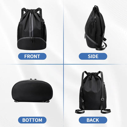 FabSprint™ Drawstring Gym Bag with Shoe Compartment