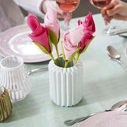 FabBloom™ Flower Napkin Holder (2pcs) table styling view 4