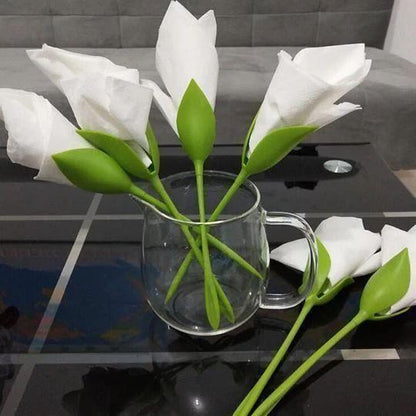 FabBloom™ Flower Napkin Holder (2pcs) table styling view 5