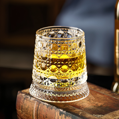 FabOrbitGlass™ Rotating LED Whiskey Glass