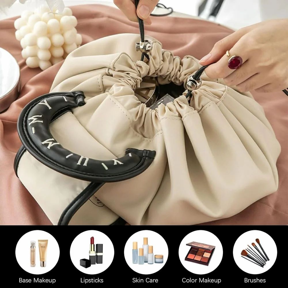 FabGather™ Drawstring Makeup Organiser Bag product view 5