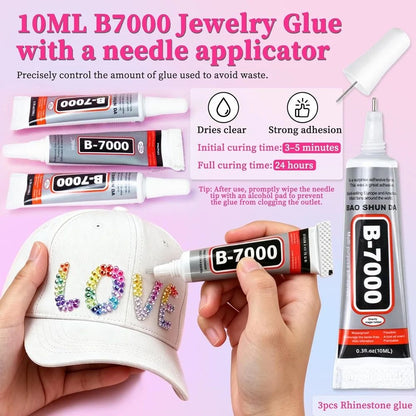 FabDazzle™ 24-Colour Rhinestone Craft Kit product view 2