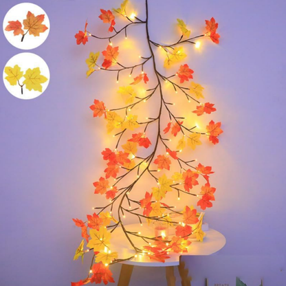 FabAmberLeaf™ Maple Leaf LED Branch Wall Light product view 5