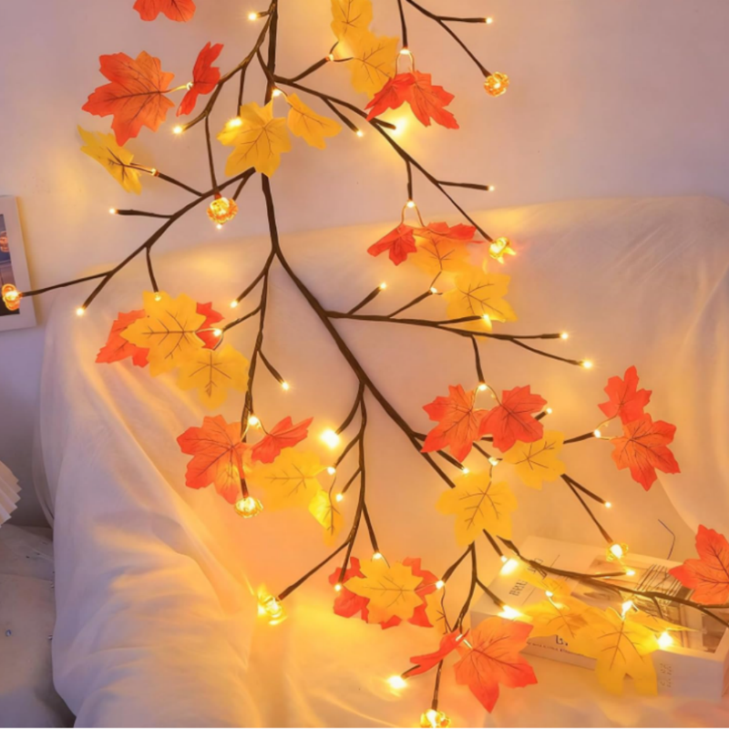 FabAmberLeaf™ Maple Leaf LED Branch Wall Light product view 4