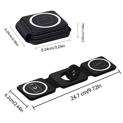 FabArc™ 3-in-1 Foldable Wireless Charger
