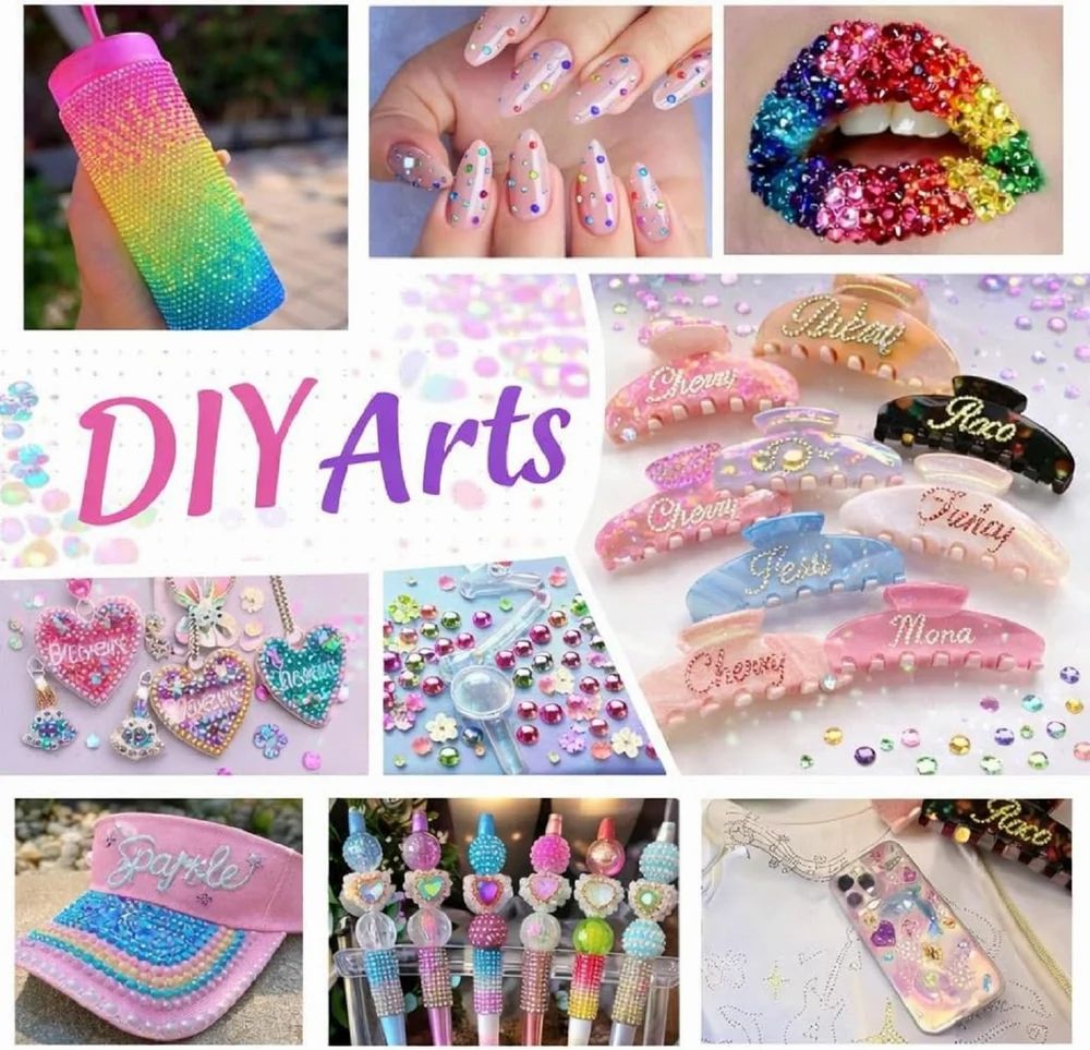 FabDazzle™ 24-Colour Rhinestone Craft Kit product view 4
