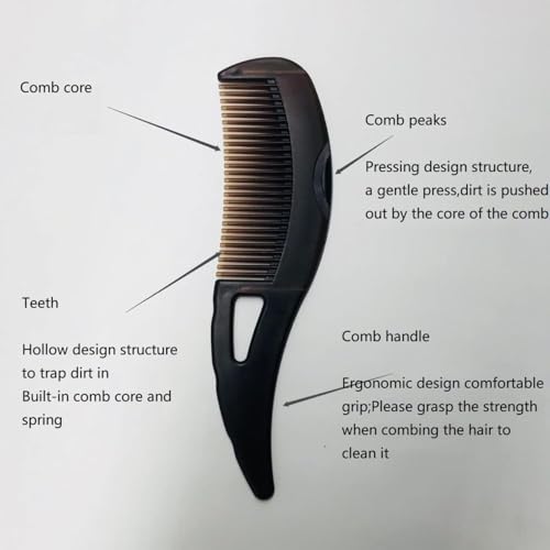 FabCombEase™ Curved Hair Grooming Comb (2pcs) - Fab Alchemy