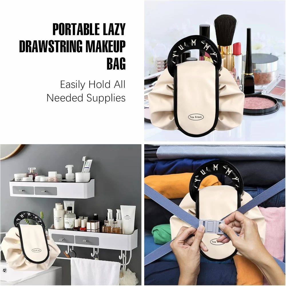 FabGather™ Drawstring Makeup Organiser Bag product view 3