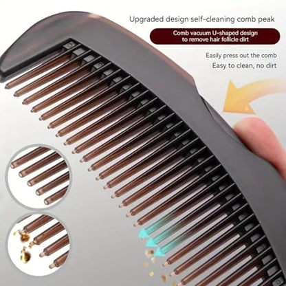 FabCombEase™ Curved Hair Grooming Comb (2pcs) - Fab Alchemy