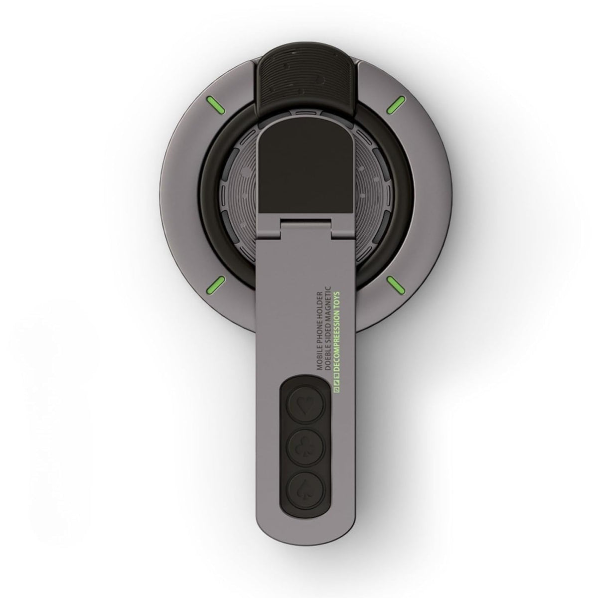 FabOrbitGrip™ 3-in-1 Magnetic Phone Stand (Grey) product view 3