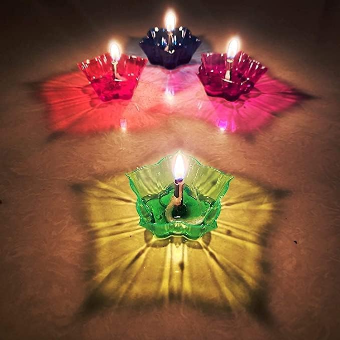 3D Reflection Diya (Set of 12) - Fab Alchemy