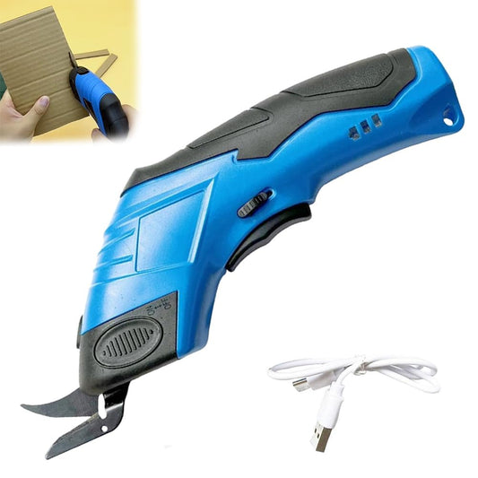 FabShear cordless electric fabric cutter with USB charging cable