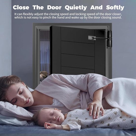 FabCloseEase™ Double-Spring Automatic Door Closer