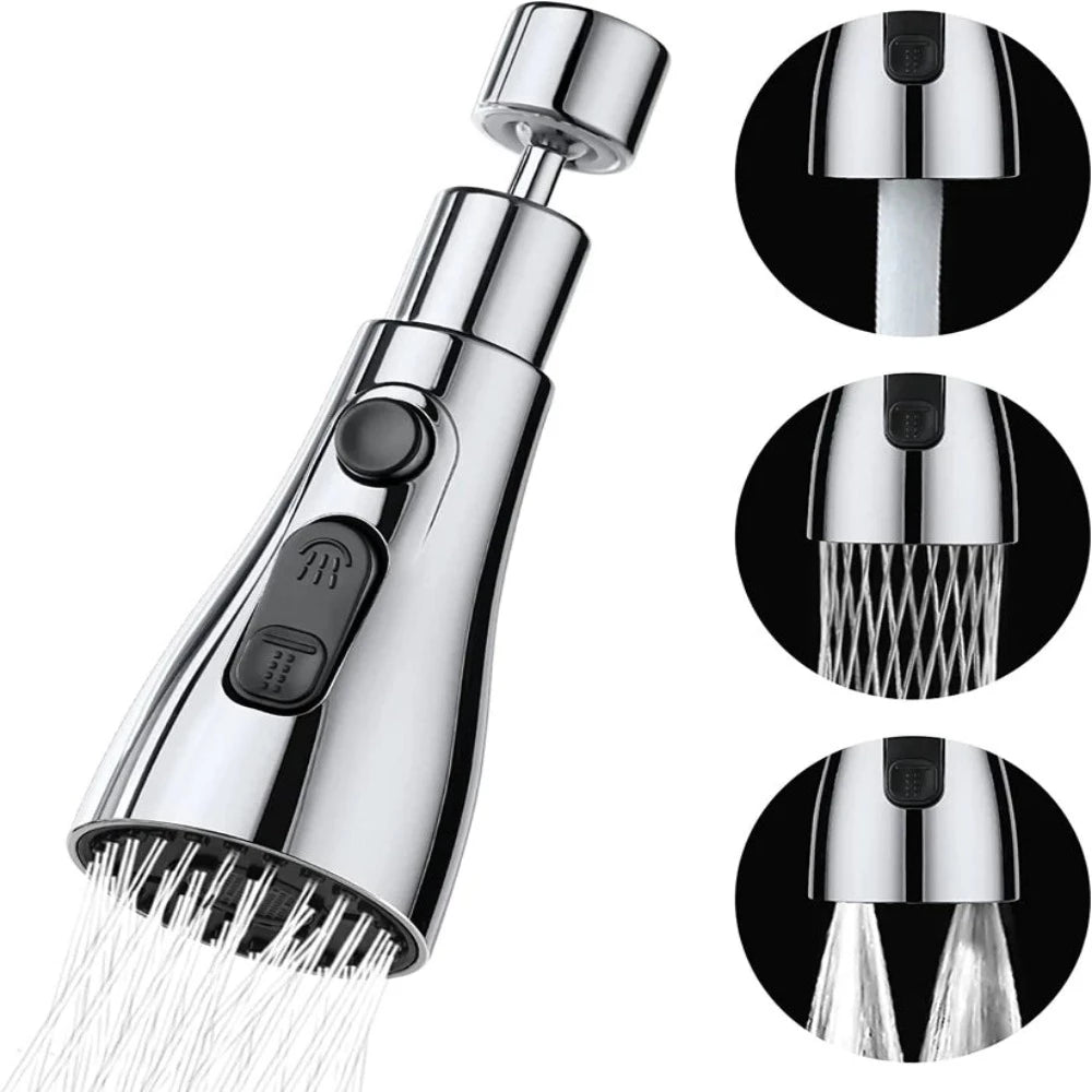 VersaFlow 3 Modes Kitchen Sink Faucet - Fab Alchemy