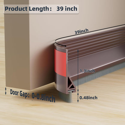 FabBristleSeal™ Door Bottom Brush Guards (2pcs) product detail 2