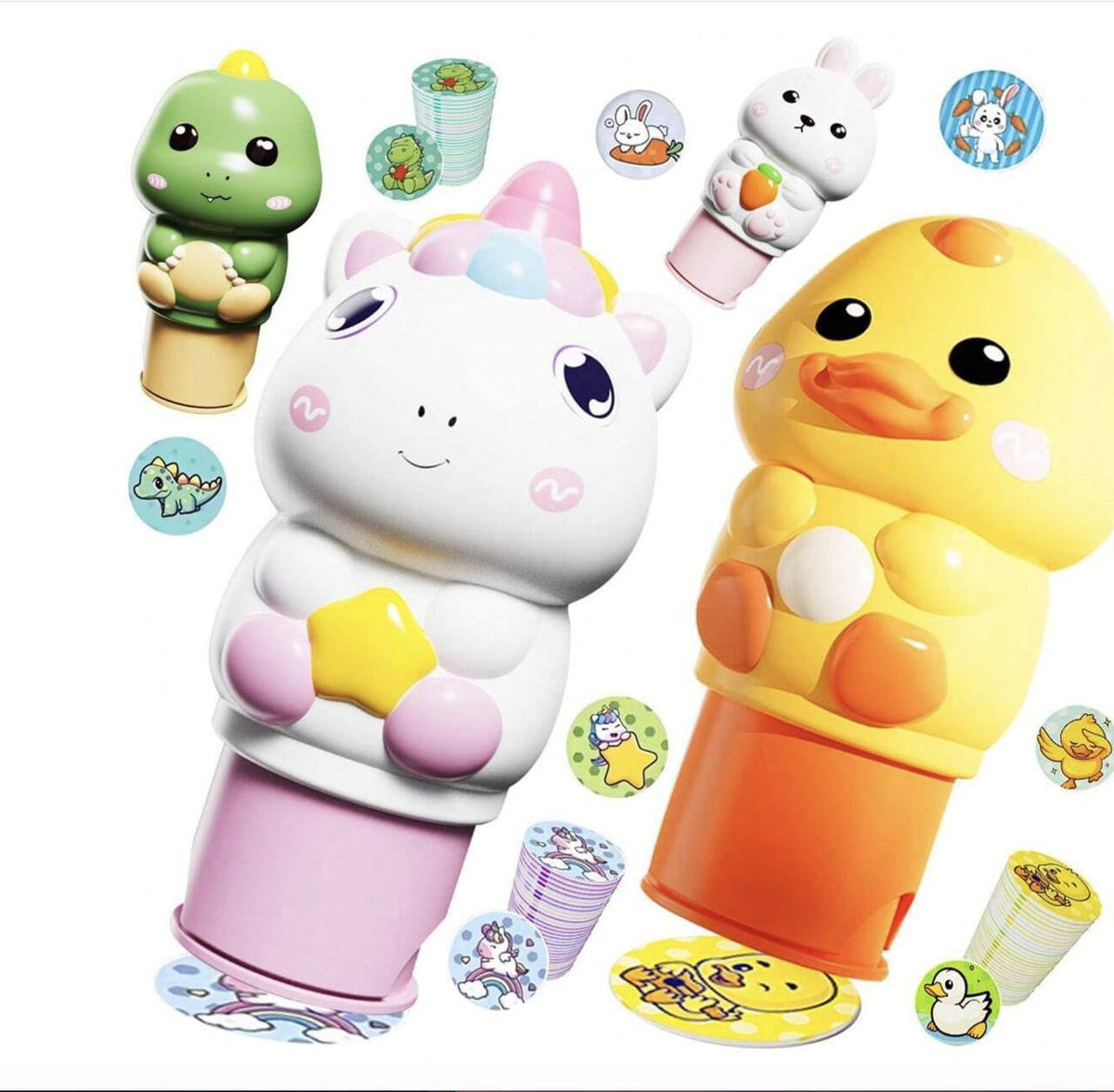 FabStampJoy™ Kids Sticker Stamper (2pcs)