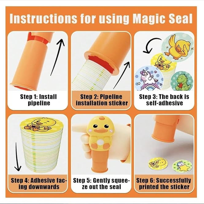 FabStampJoy™ Kids Sticker Stamper (2pcs)