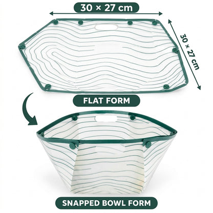 FabSnapNest™ Collapsible Storage Bowl (2pcs)