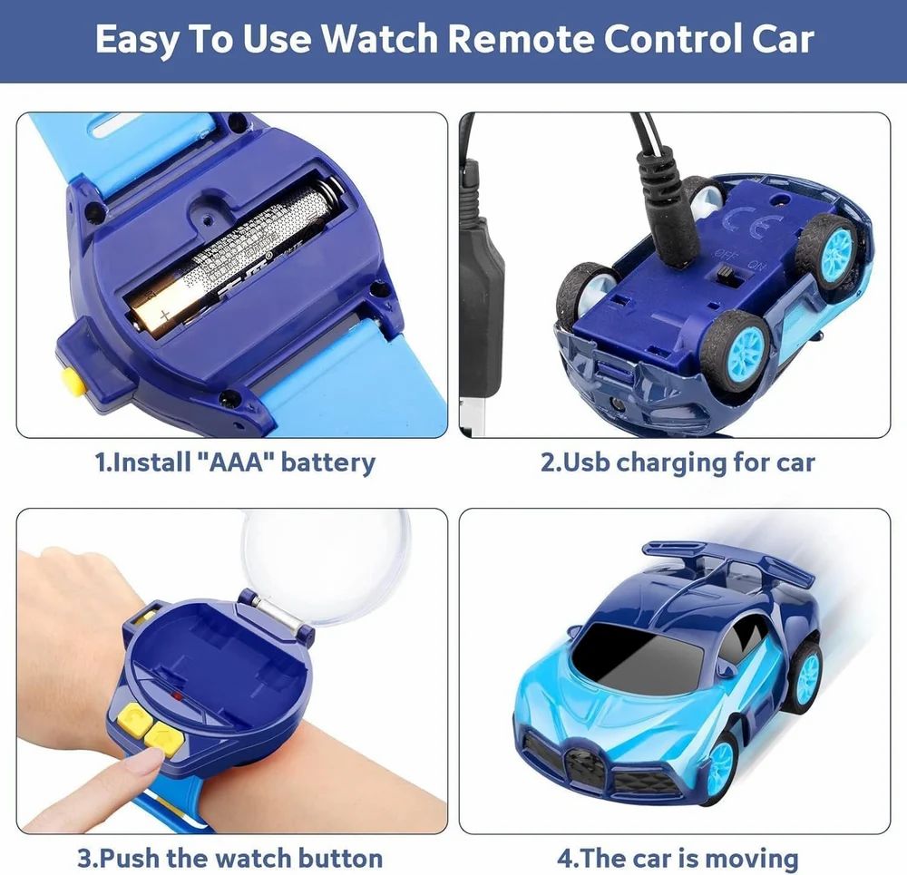 FabWristRace™ Wrist Remote Control Mini Car product view 6