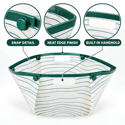 FabSnapNest™ Collapsible Storage Bowl (2pcs)