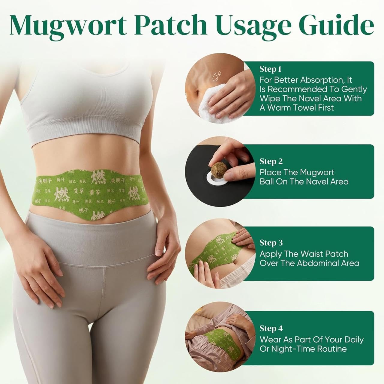 FabBalance™ Japanese Herbal Navel Patch – Pack of 5