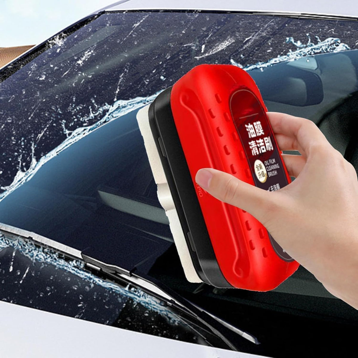 FabWindClear™ Car Glass Oil-Film Cleaning Applicator (2pcs)