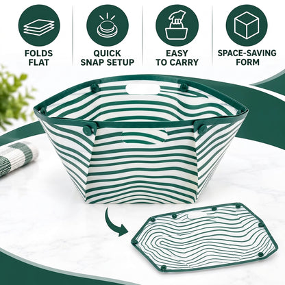 FabSnapNest™ Collapsible Storage Bowl (2pcs)