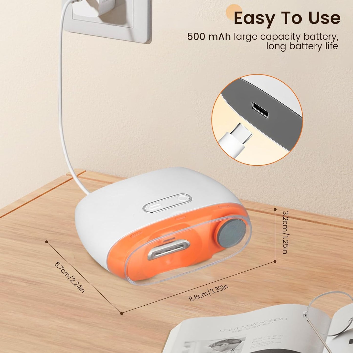FabTrim™ 2-in-1 Electric Nail Clipper