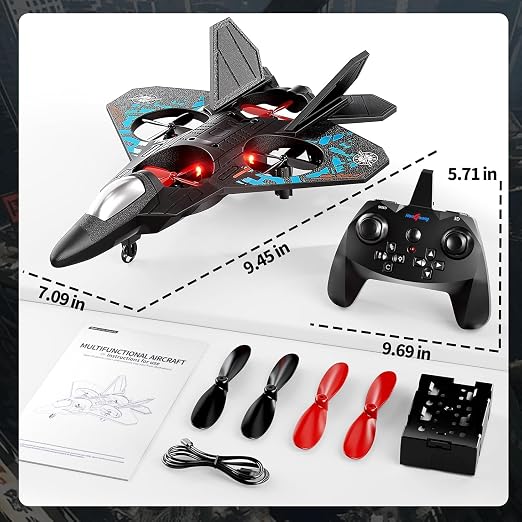 FabJetLoop™ Remote-Control Fighter Plane with Two Batteries