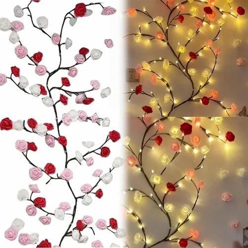 FabRosette™ LED Rose Branch Wall Light product view 6