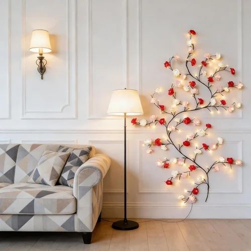 FabRosette™ LED Rose Branch Wall Light product view 5