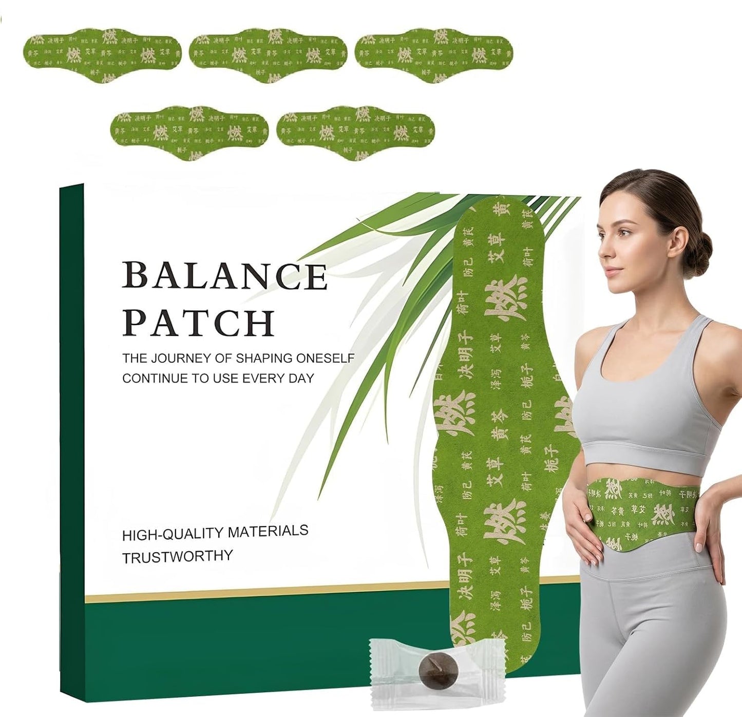 FabBalance™ Japanese Herbal Navel Patch – Pack of 5