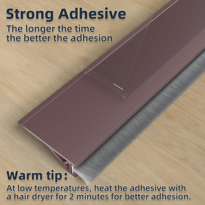 FabBristleSeal™ Door Bottom Brush Guards (2pcs) product detail 5