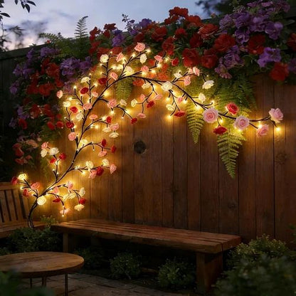 FabRosette™ LED Rose Branch Wall Light product view 2