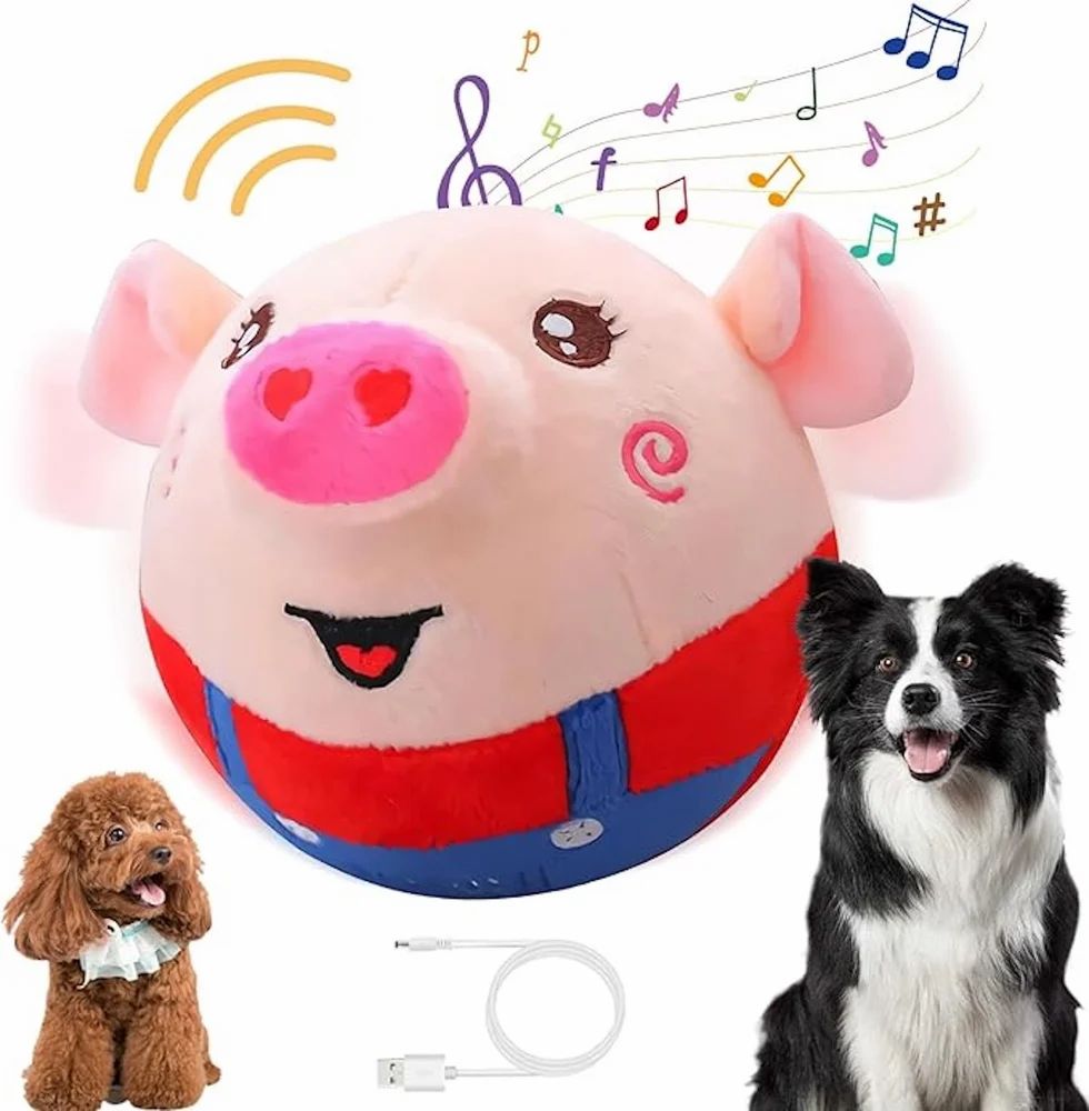 FabWiggle™ Dancing & Singing Piglet Plush Toy main view