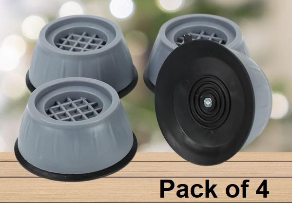 Anti-Vibration Washing Machine Pads - Pack of 4 Pieces