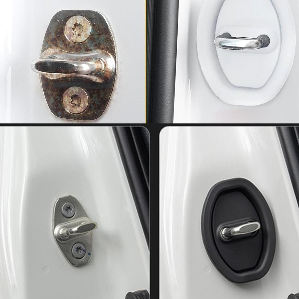 FabHushLock™ Silicone Car Door Latch Covers (2 Sets, 8 Covers) product detail 4