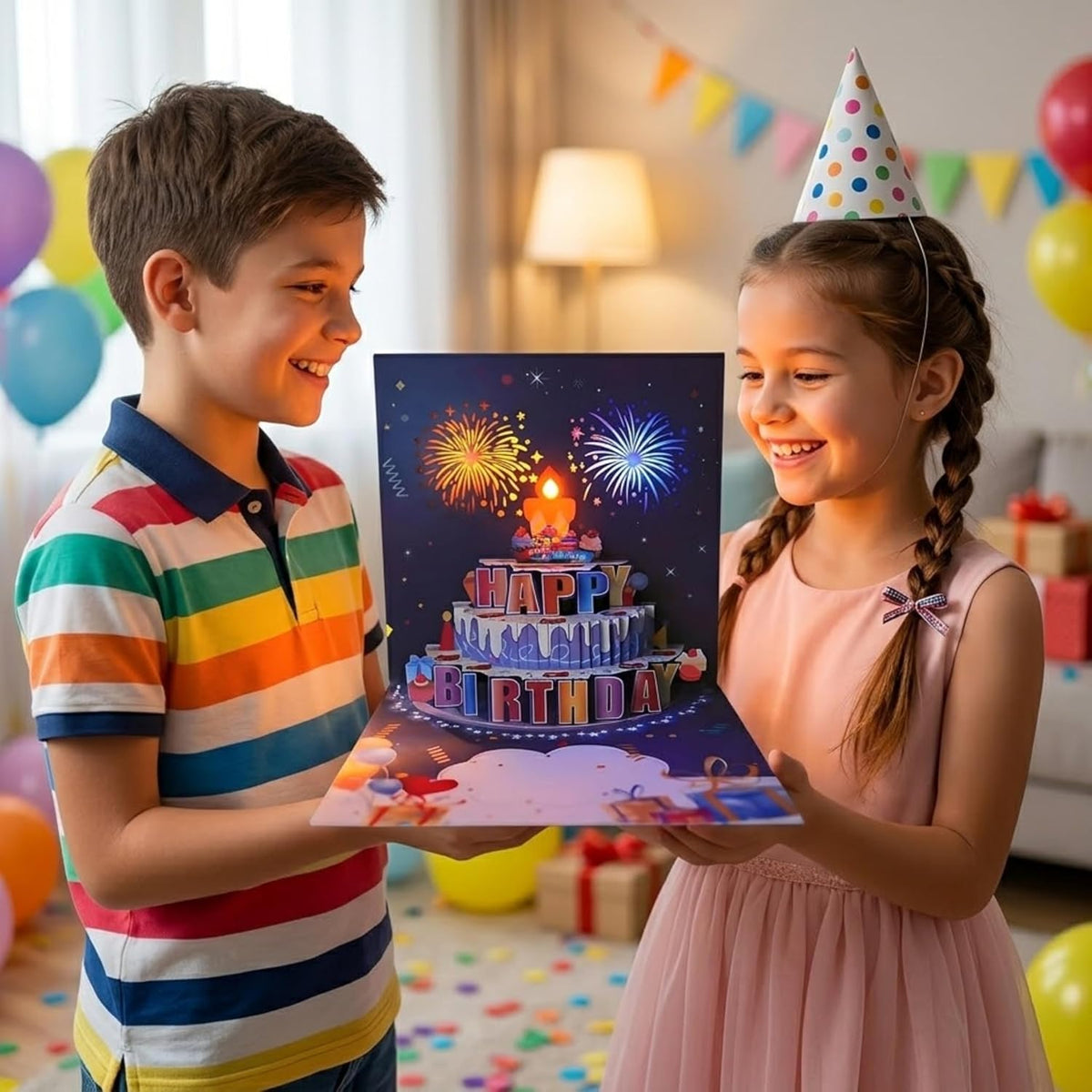 FabCelebrate™ 3D Musical Birthday Card