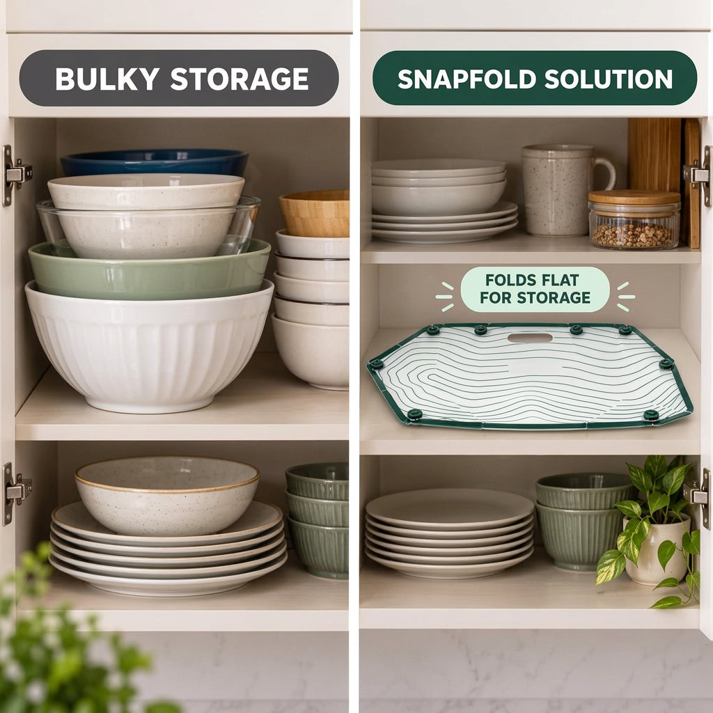 FabSnapNest™ Collapsible Storage Bowl (2pcs)