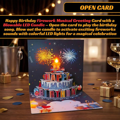 FabCelebrate™ 3D Musical Birthday Card