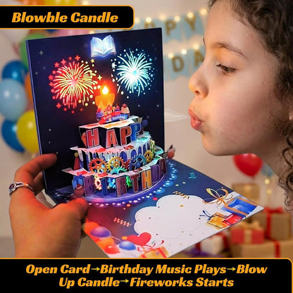 FabCelebrate™ 3D Musical Birthday Card