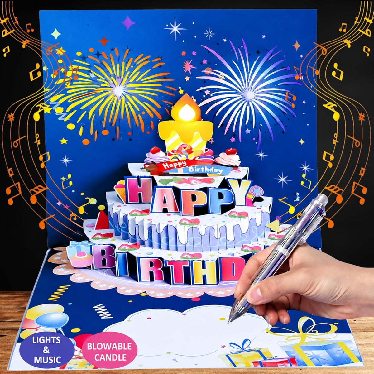 FabCelebrate™ 3D Musical Birthday Card